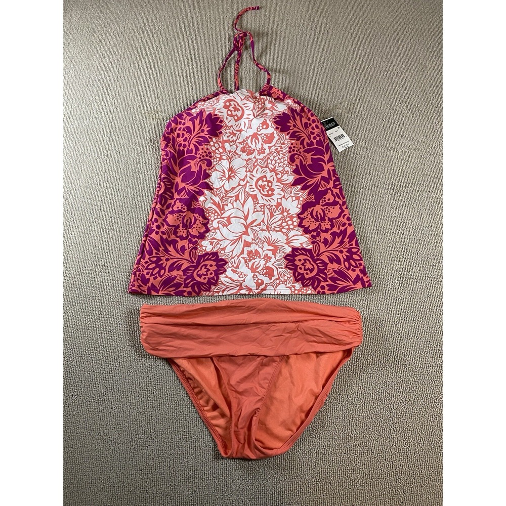 Woman's Ralph Lauren Bathing Suit MISMATCHED SIZES Top 8 Bottom 10 Swim Tankini